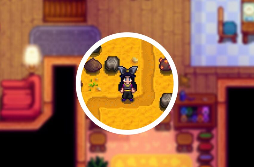stardew-valley-blurred-image-of-sewing-area-in-emily-and-haleys-house-with-circle-png-of-player-in-arcane-shirt